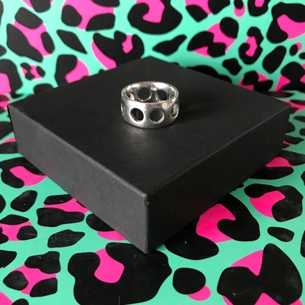 Silver Dots Ring - Picture 3 of 6